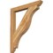 Ekena Millwork Funston Slat Rough Sawn Bracket, Western Red Cedar, 4"W x 38"D x 44"H BKT04X38X44FST06RWR - alternate 1
